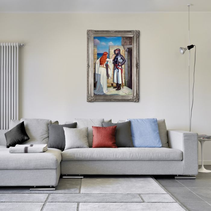 The Shadow, 1909 Pre-Framed - Renaissance Champagne Frame 24"X36"