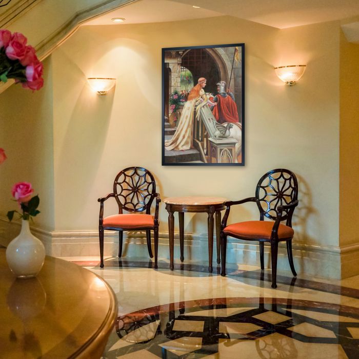 God Speed, 1900 Pre-framed - Studio Black Wood Frame 24"X36"