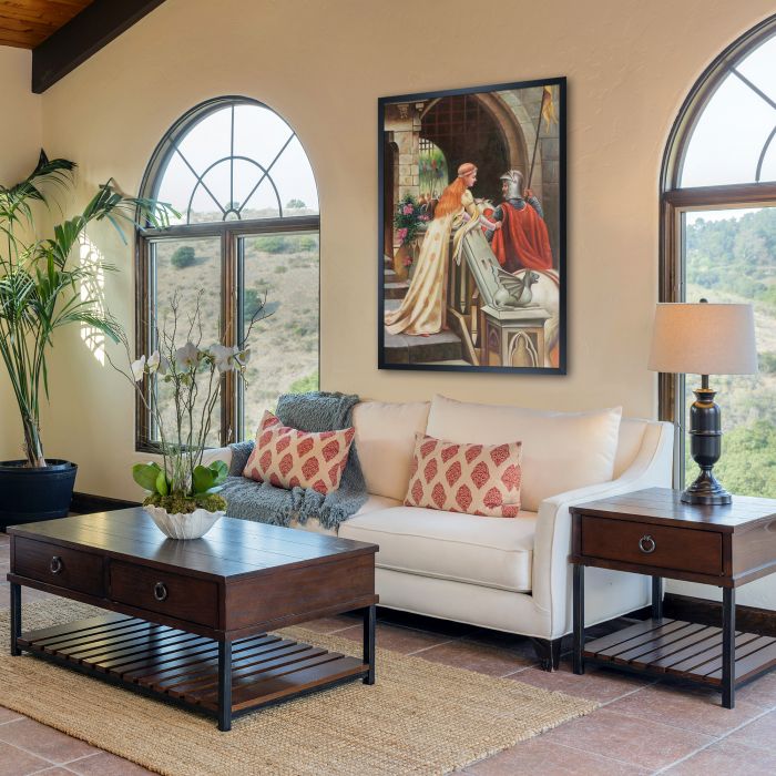 God Speed, 1900 Pre-framed - Studio Black Wood Frame 24"X36"