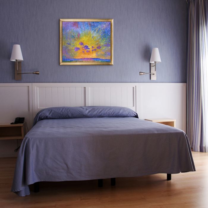 Zonnegloed, 1905 Pre-Framed - Gold Luminoso Frame 20"X24"