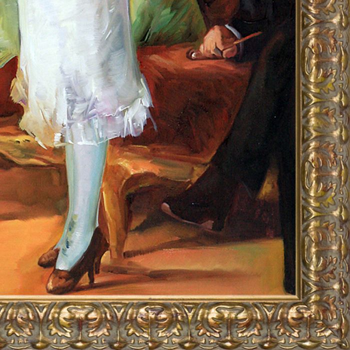 Nana Pre-Framed - Golden Oak Leaf Frame 20"X24"