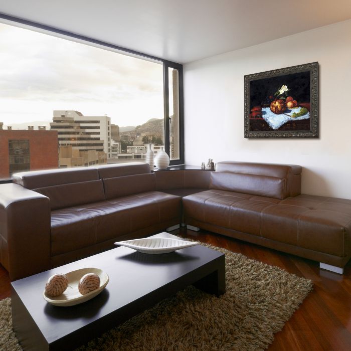 La Brioche Pre-Framed - Brimfield Weathered Black Frame 20" X 24"