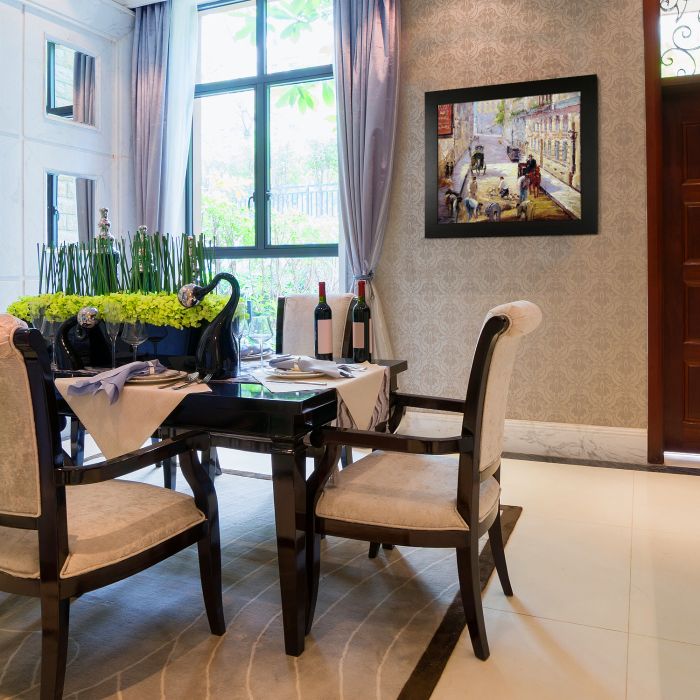 Rue Mosnier with Road Menders Pre-Framed - New Age Black Frame 20"X24"