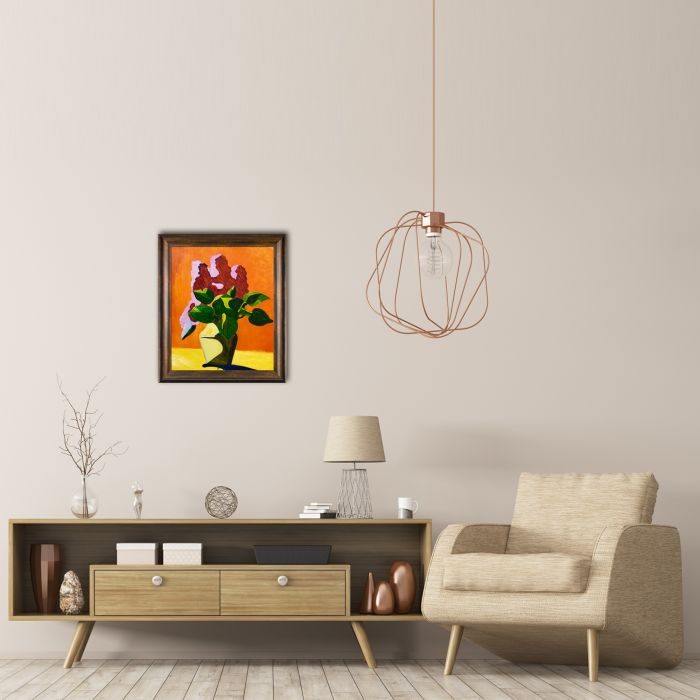 Lilacs Pre-Framed - Modena Vintage 20" X 24"