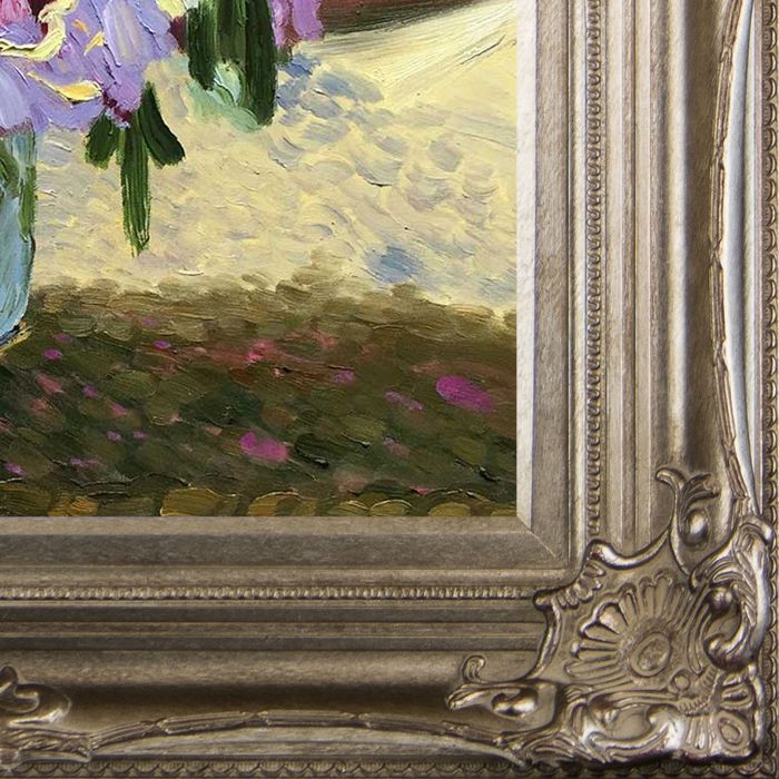 Vase of Flowers Pre-Framed - Renaissance Champagne Frame 20"X24"