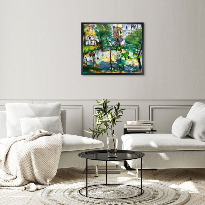 Berlioz Park Pre-framed - Studio Black Wood Frame 20"X24"