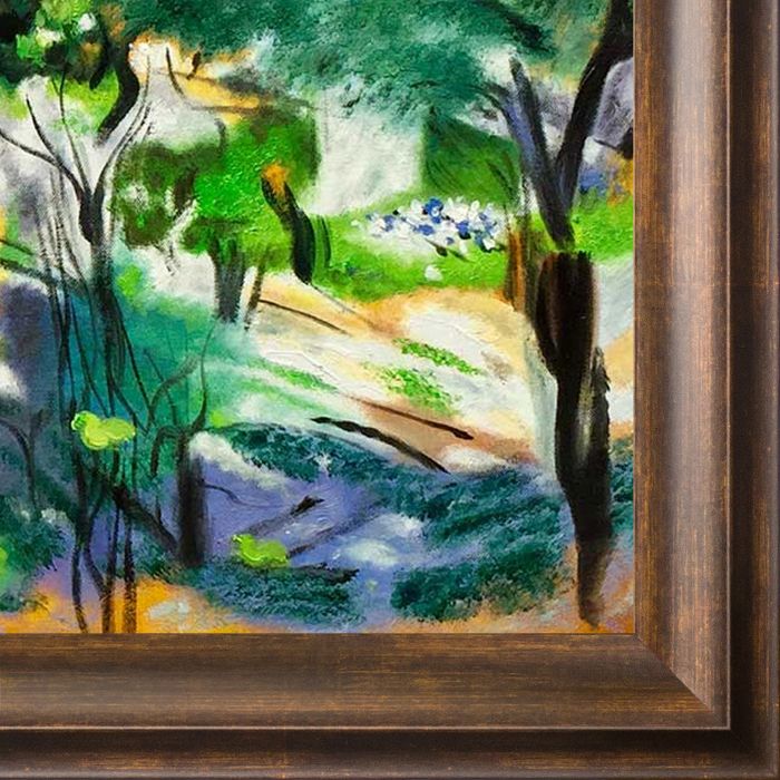 Berlioz Park Pre-Framed - Modena Vintage 20" X 24"