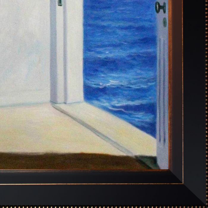 Rooms by The Sea Pre-Framed - Veine D'Or Bronze Angled Frame 20"X24"