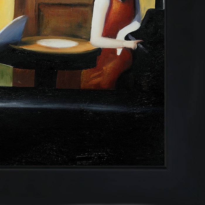 Room in New York Pre-Framed - New Age Black Frame 20"X24"