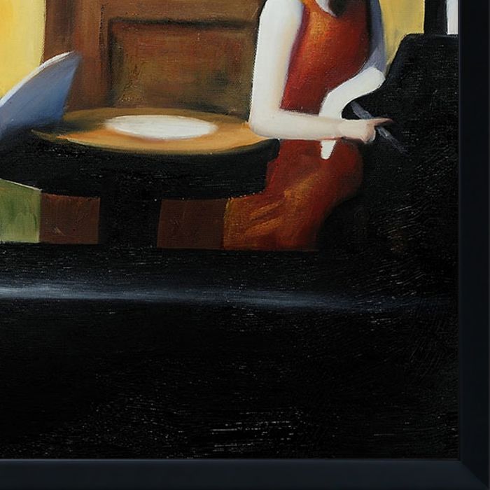 Room in New York Pre-Framed - Studio Black Wood Frame 20"X24"