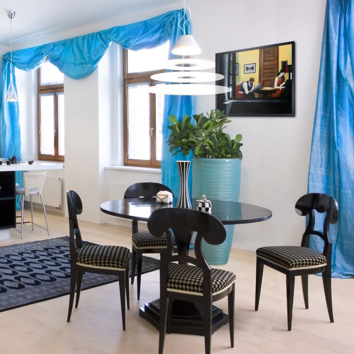 Room in New York Pre-Framed - Studio Black Wood Frame 20"X24"