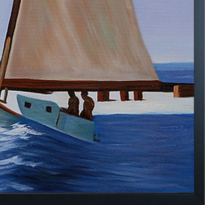 The Martha McKean of Wellfleet Pre-Framed - Studio Black Wood Frame 20"X24"