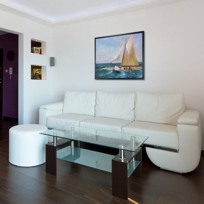 The Martha McKean of Wellfleet Pre-Framed - Studio Black Wood Frame 20"X24"