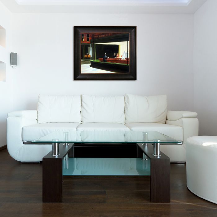 Nighthawks, 1942 Pre-Framed - Veine D'Or Bronze Scoop Frame 20"X24"