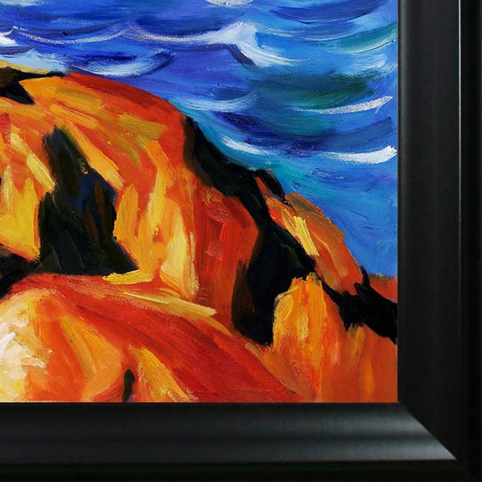 Blackhead Pre-Framed - Black Matte Frame 20"X24"