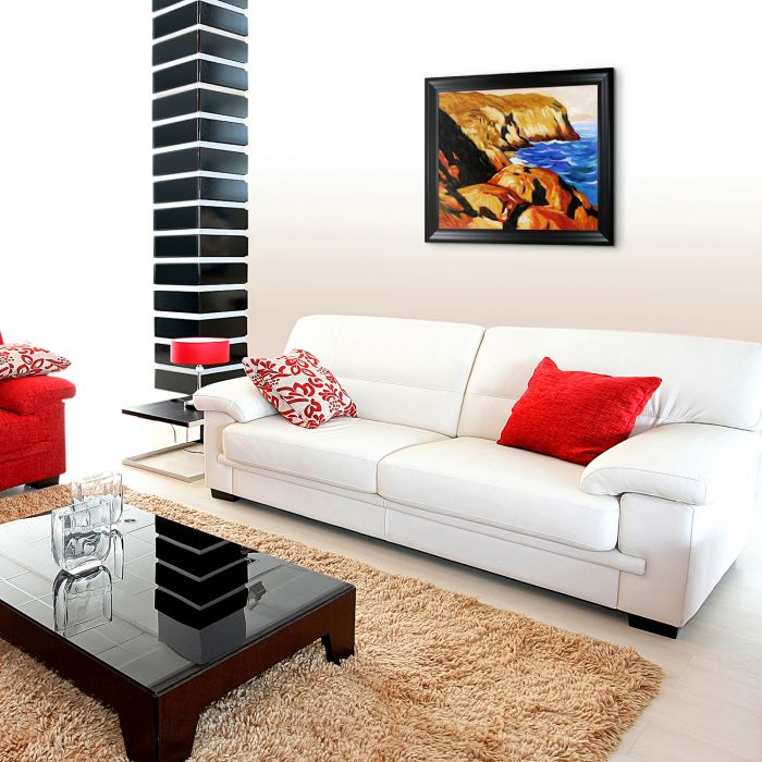 Blackhead Pre-Framed - Black Matte Frame 20"X24"