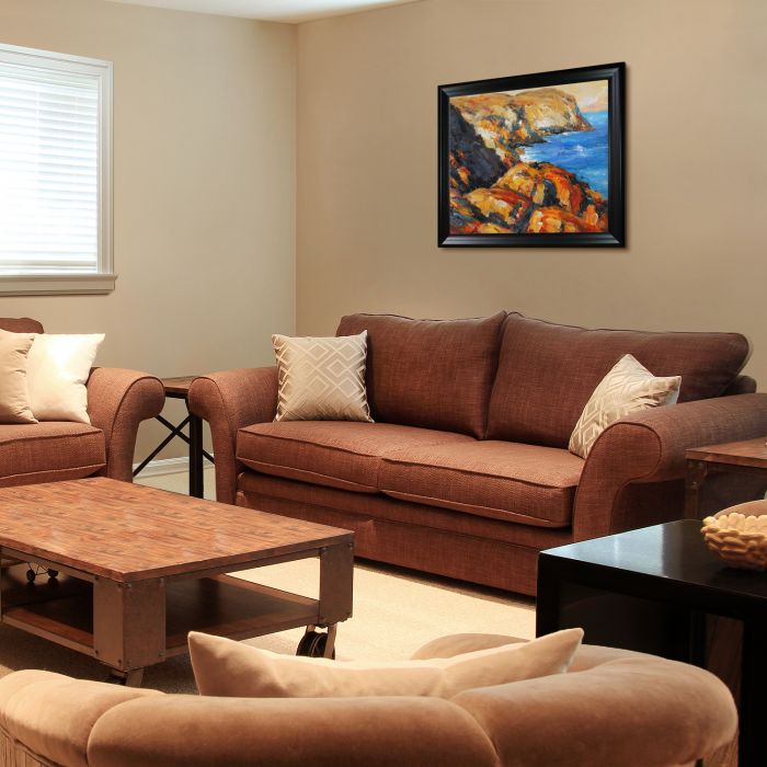 Blackhead Pre-Framed - Black Matte Frame 20"X24"