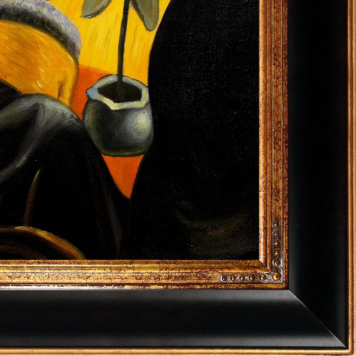 New York Restaurant Pre-Framed - Opulent Frame 20"X24"