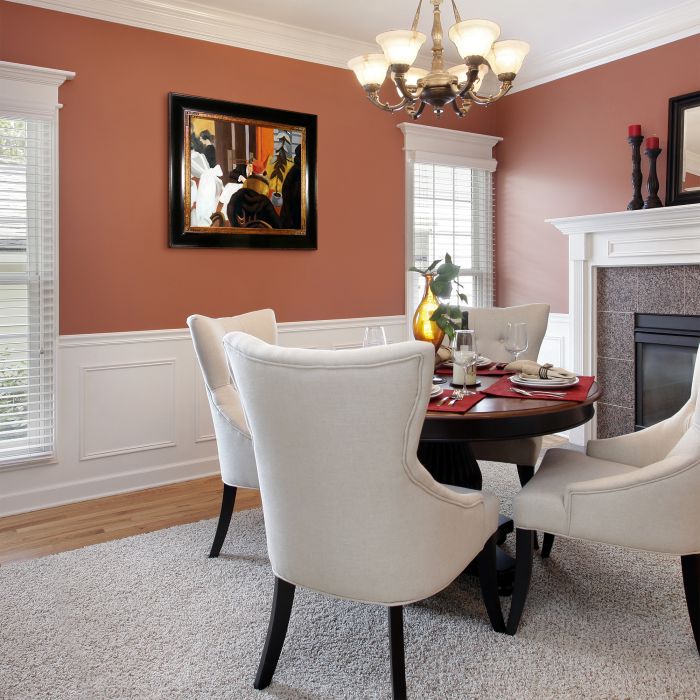 New York Restaurant Pre-Framed - Opulent Frame 20"X24"