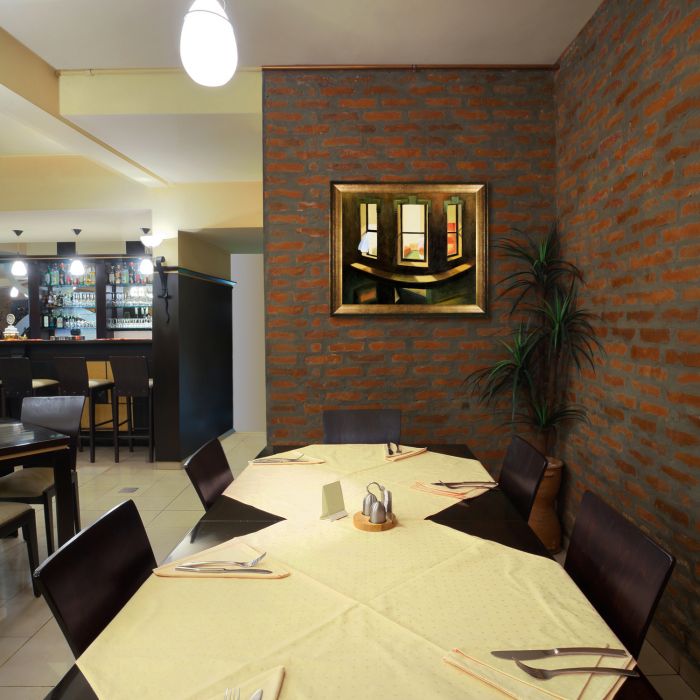 Night Windows Pre-Framed - Athenian Gold Frame 20"X24"