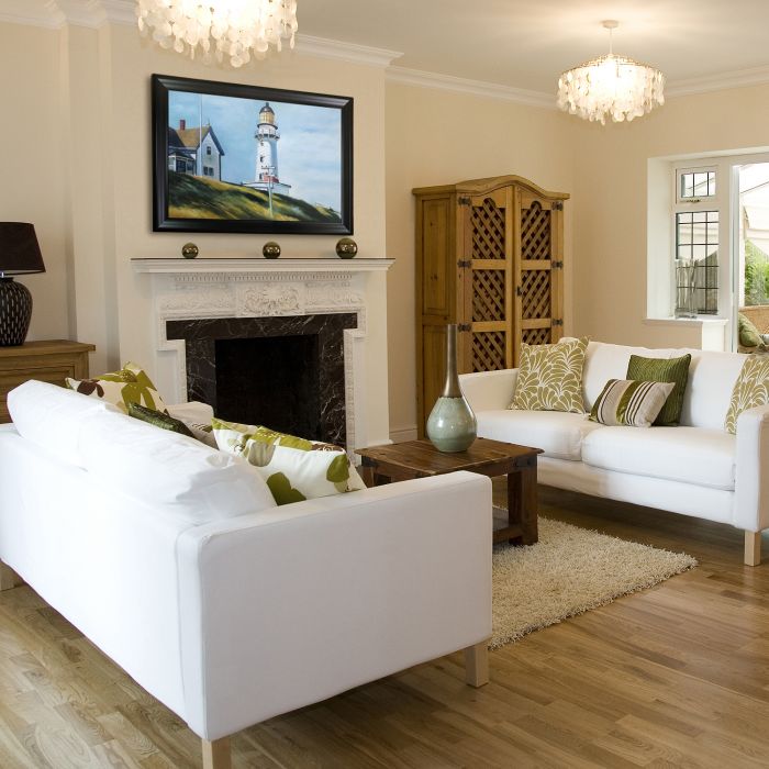 Light at Two Lights Pre-Framed - Black Matte Frame 24"X36"