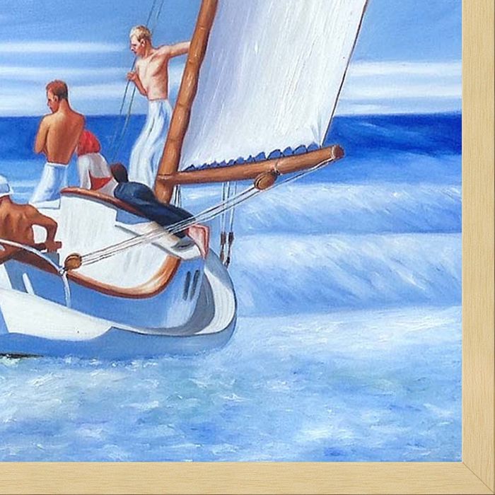 Ground Swell, 1939 Pre-Framed - Studio Blonde Wood Frame 20"X24"