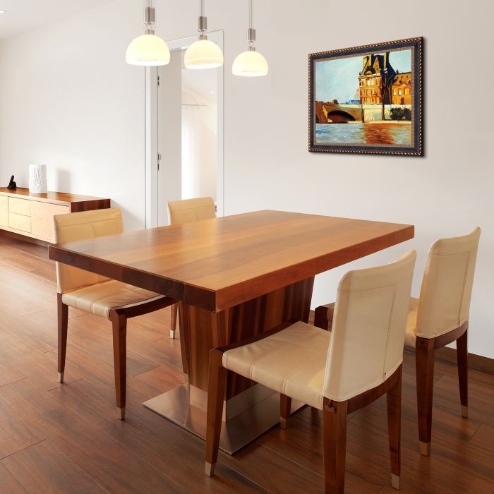 Les Pont Royal, 1909 Pre-Framed - Verona Black and Gold Braid 20" X 24"