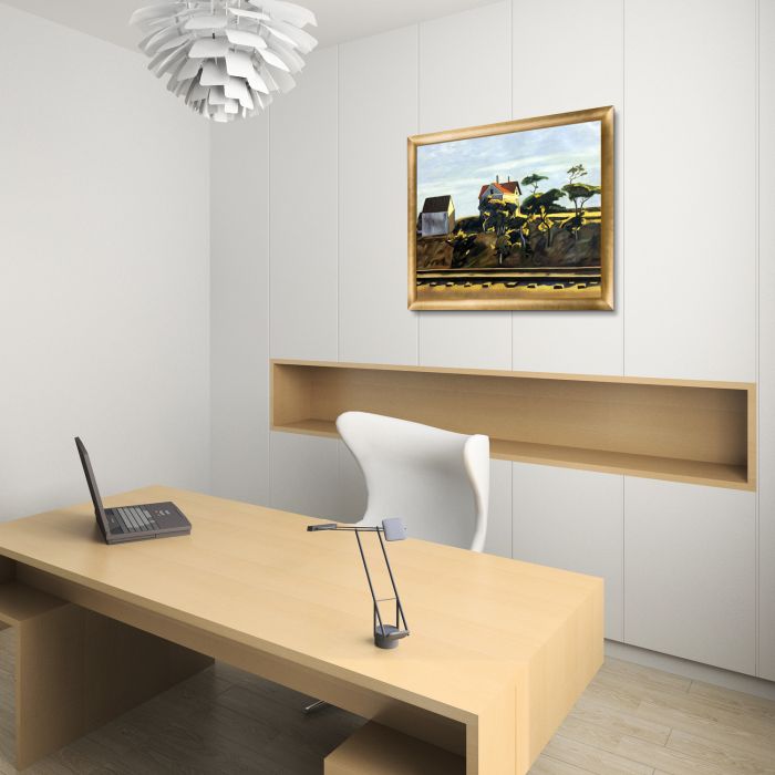 New York - New Haven and Hartford, 1931 Pre-Framed - Gold Luminoso Frame 20"X24"