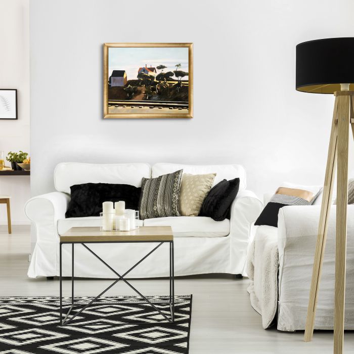 New York - New Haven and Hartford, 1931 Pre-Framed - Gold Luminoso Frame 20"X24"