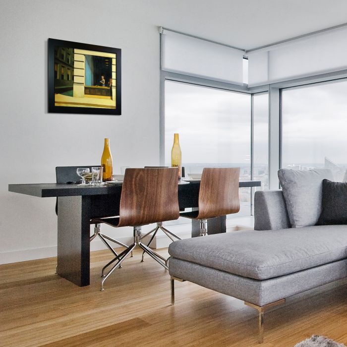 New York Office, 1962 Pre-framed - New Age Black Frame 20"X24"