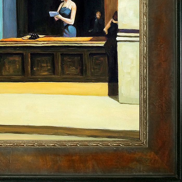 New York Office, 1962 Pre-framed - Sambrosa Distressed Honey Frame 20"X24"