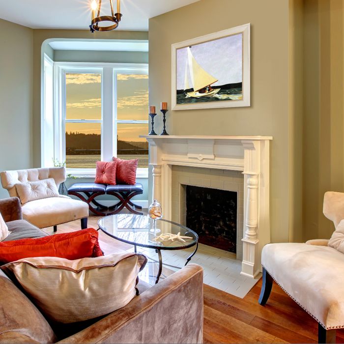 Sailing, 1911 Pre-Framed - Constantine Frame 20" X 24"