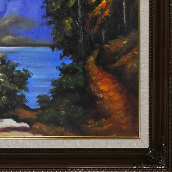 Lake Louise, British Columbia Pre-Framed - Vintage Cherry Frame 20"X24"