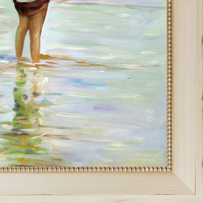 Summer Day, Brighton Beach Pre-Framed - Constantine Frame 20" X 24"