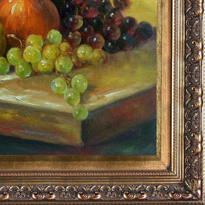 Still Life Preframed - Baroque Antique Gold Frame 20"X24"