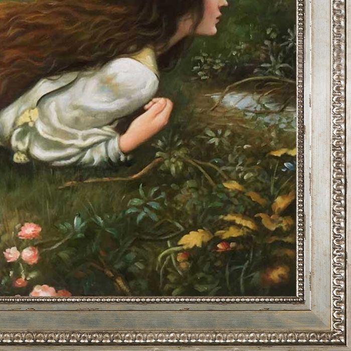 The Princess Out of School Pre-Framed - Versailles Silver King Frame 24" X 36"