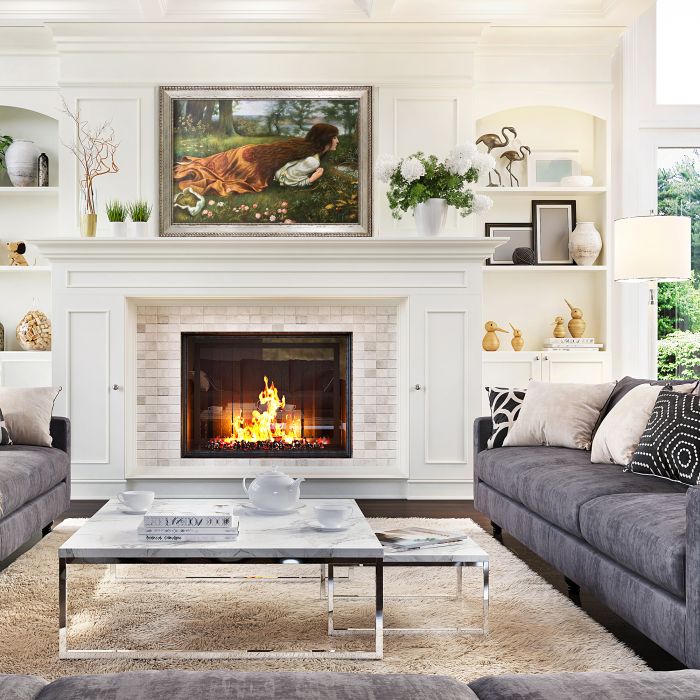 The Princess Out of School Pre-Framed - Versailles Silver King Frame 24" X 36"