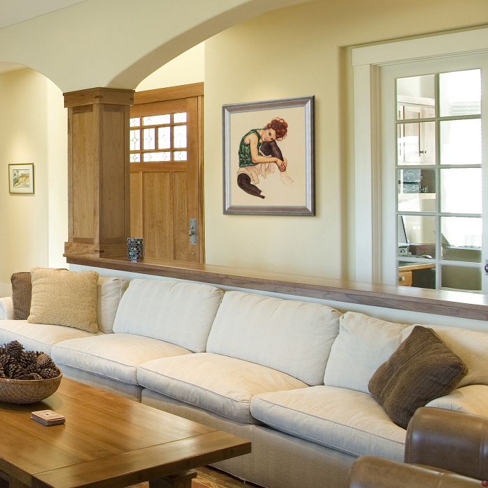 The Artist's Wife Pre-Framed - Athenian Silver Frame 20"X24"