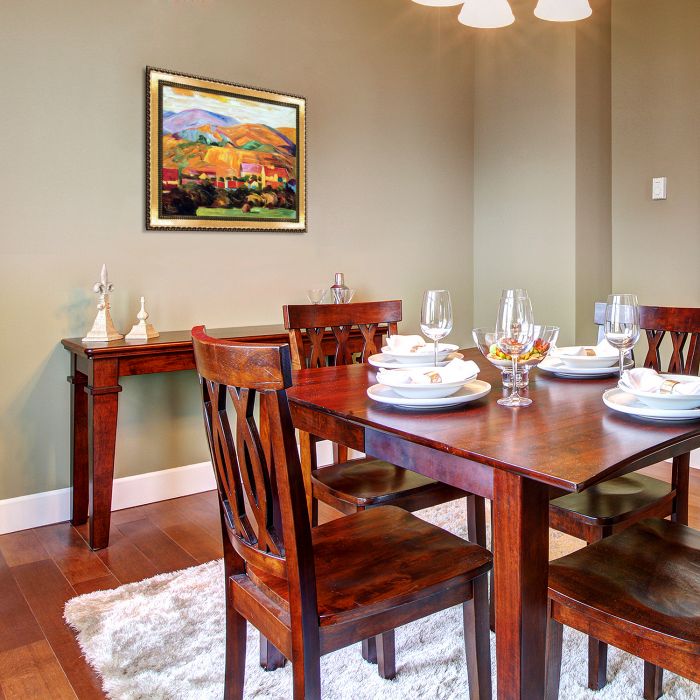 Village with Mountains, 1907 Pre-Framed - Verona Gold Braid Frame 20"X24"