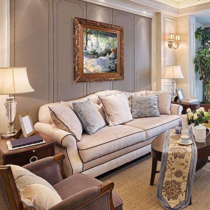 Delicious Solitude Pre-Framed - Burgeon Gold Frame 20"X24"