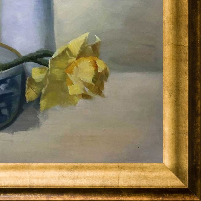 Daffodils and Narcissi Pre-framed - Athenian Gold Frame 20"X24"