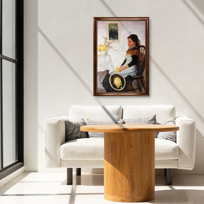 Primrose Day Pre-Framed - Verona Cafe Frame 24"X36"