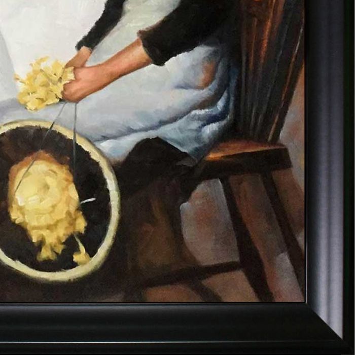 Primrose Day Pre-framed - Black Matte Frame 24"X36"