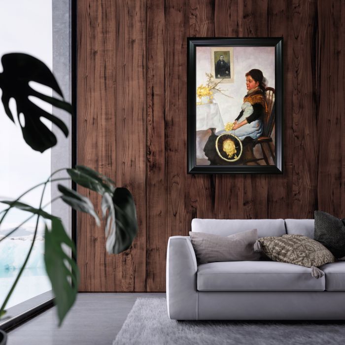 Primrose Day Pre-framed - Black Matte Frame 24"X36"