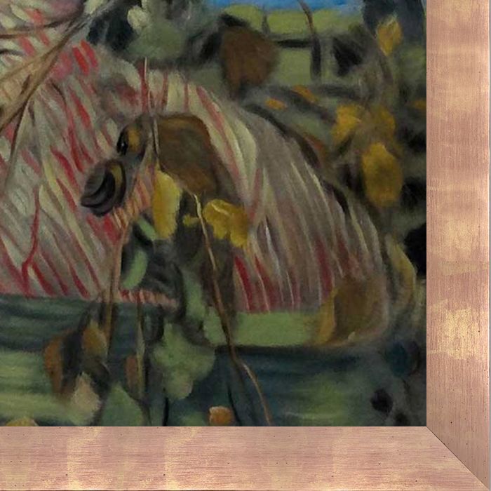 Through the Vines Pre-framed - Blushing Rose Gold Frame 24" X 24"