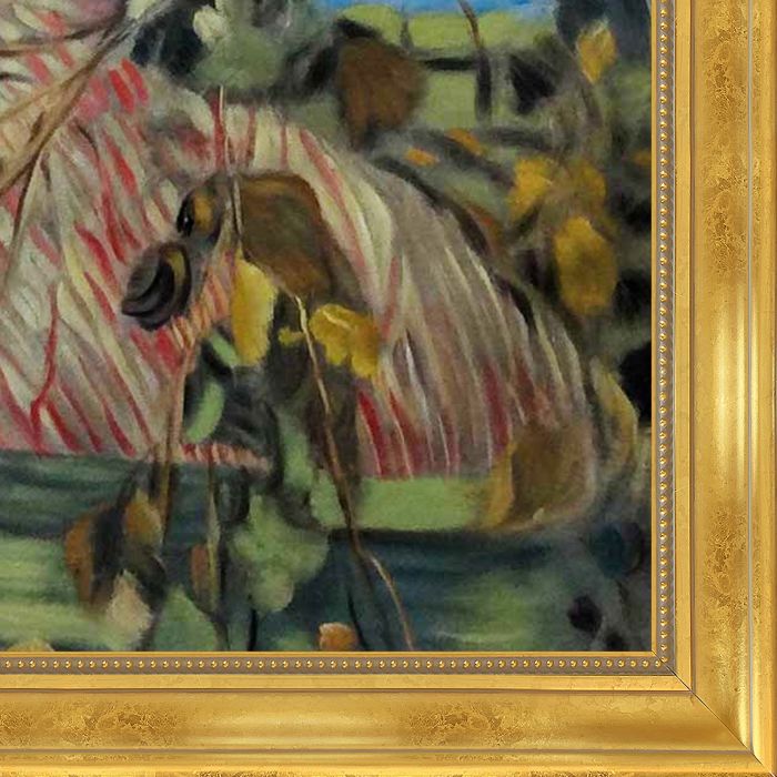 Through the Vines Pre-framed - Milan Gold Frame 24" X 24"