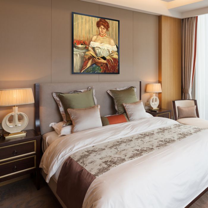 Nasturtiums Pre-framed - Studio Black Wood Frame 20"X24"