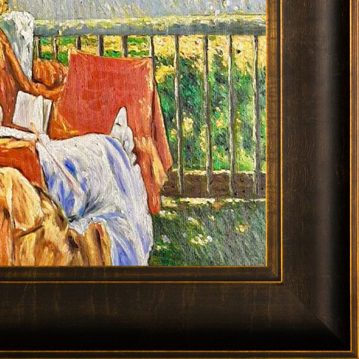 Couch on the Porch, Cos Cob Pre-Framed - Veine D'Or Bronze Scoop Frame 20"X24"