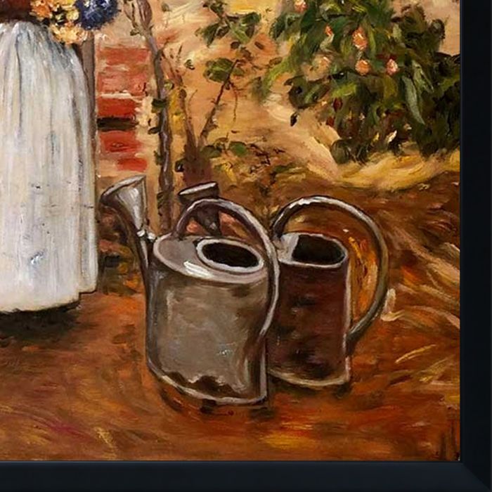 The Garden Door Pre-framed - Studio Black Wood Frame 20"X24"