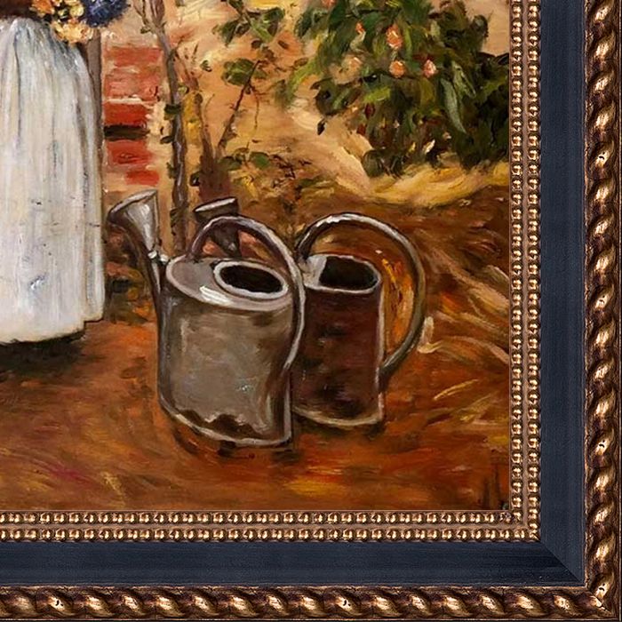 The Garden Door Pre-Framed - Verona Black and Gold Braid 20" X 24"